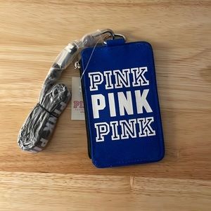 Victoria’s Secret Pink lanyard with card holder